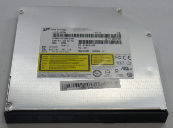 Hitachi / LG GT50N 12.7mm Laptop SATA DVD Writer Black Bezel