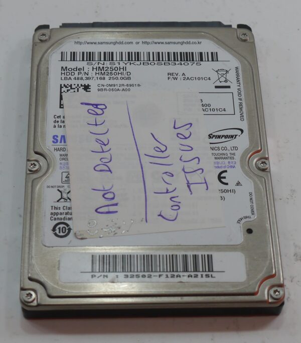 Samsung HM250HI 250GB SATA II Laptop Hard Drive