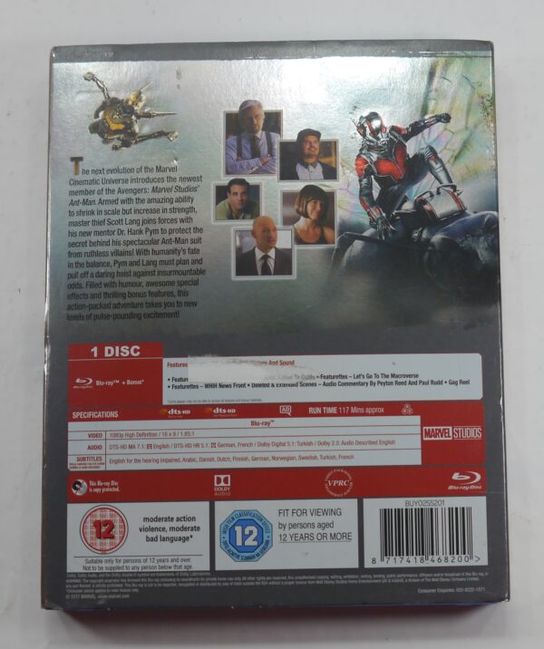 Ant-Man Blu-Ray Region Free Used - Image 2