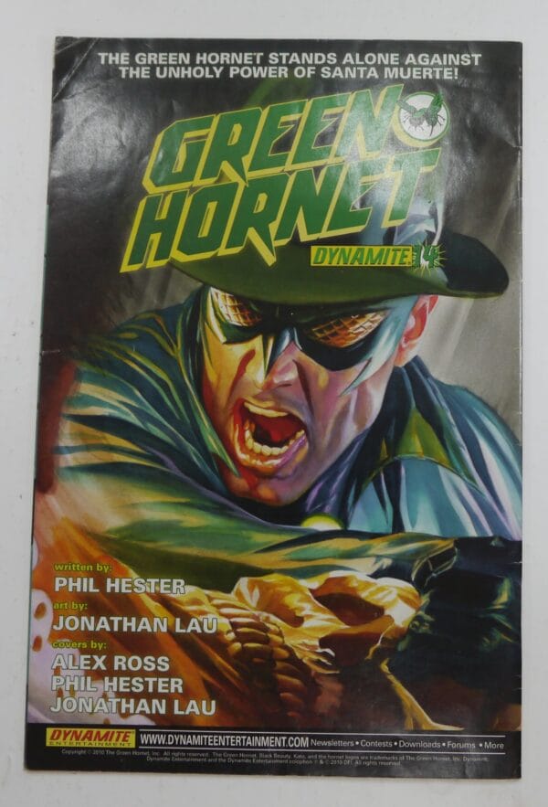 Green Hornet Comic Book (Dynamite Entertainment #7) Used - Image 2