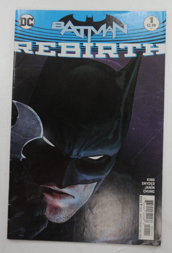 DC Comics Batman Rebirth (DC Comics #1 August 2016) Used