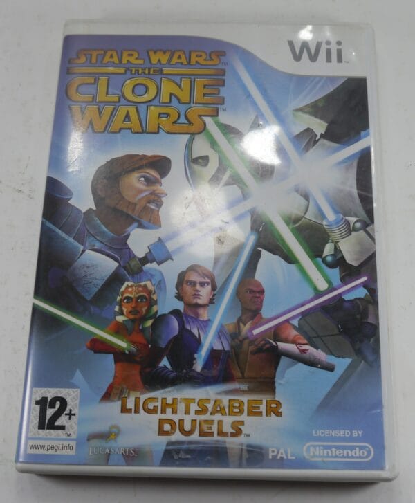 Star Wars The Clone Wars Lightsaber Duels Game For Nintendo Wii Used