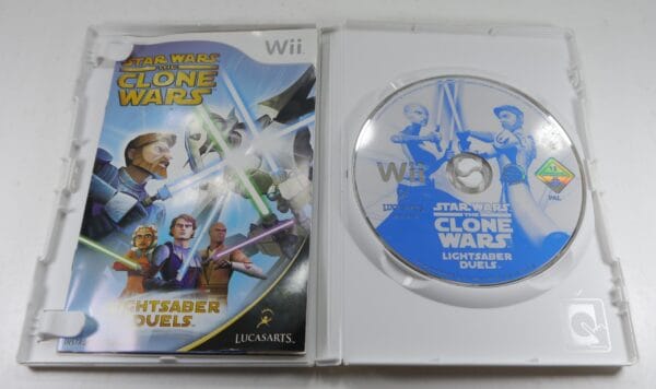 Star Wars The Clone Wars Lightsaber Duels Game For Nintendo Wii Used - Image 3