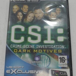 CSI Dark Motives Windows PC CD-ROM Used