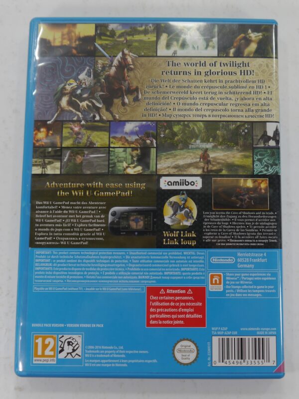 The Legend Of Zelda Twilight Princess HD Game For Nintendo Wii U Used - Image 2