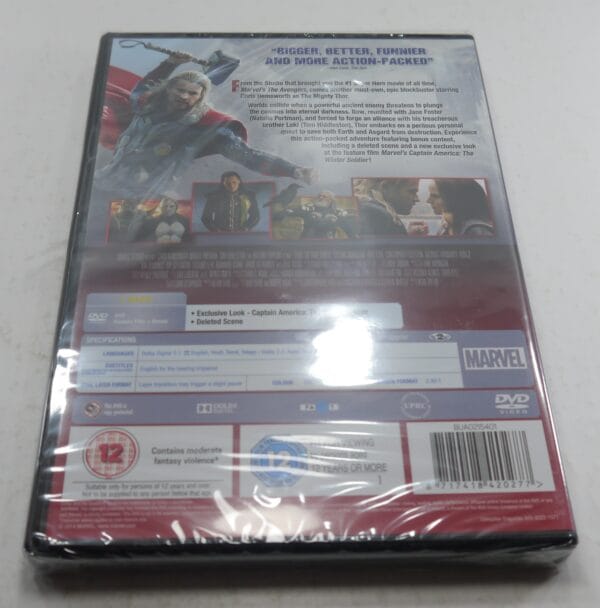 Thor: The Dark World DVD PAL Region 2 New Sealed - Image 3